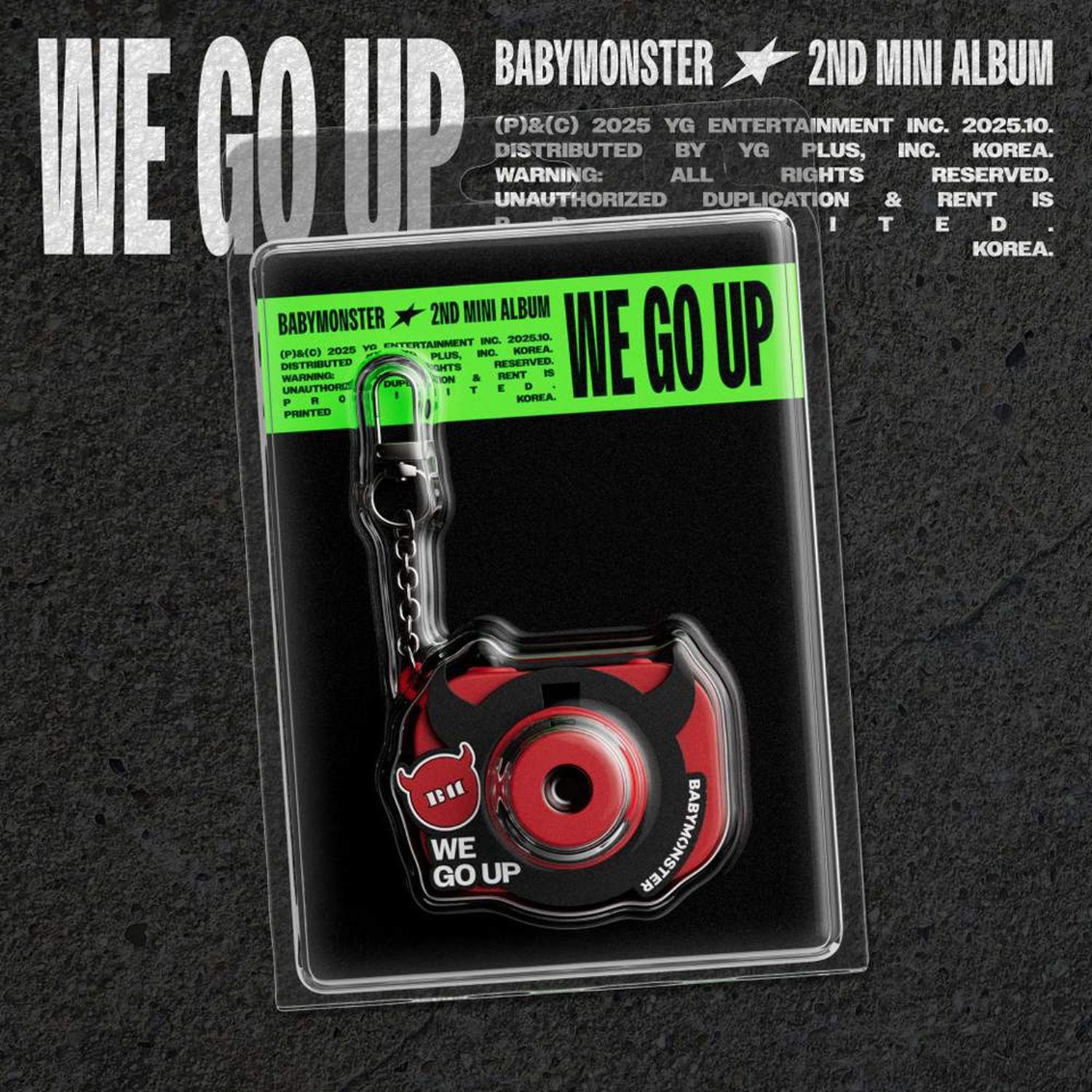 BABYMONSTER 2nd MINI ALBUM [WE GO UP] ポストカード·キーリング